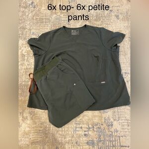 6x top 5x petite high waisted pants